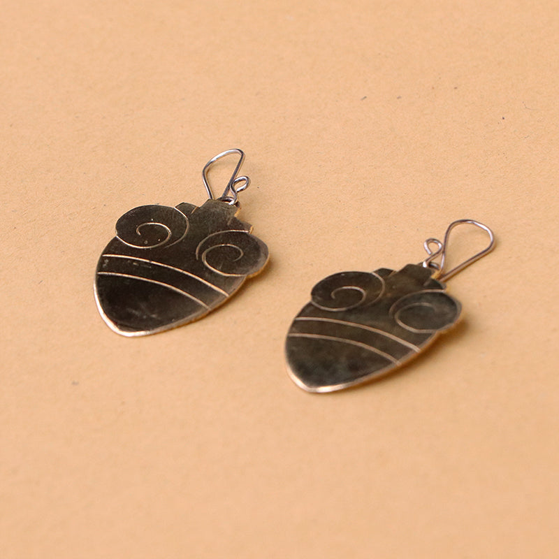 aretes corazón prehispánico