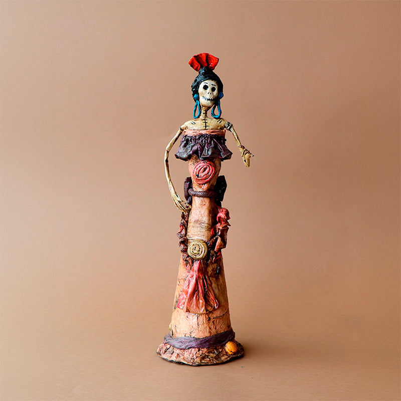catrina con aretes