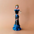 catrina con diadema de flores
