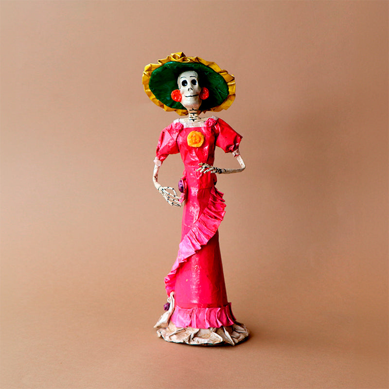catrina rosa mexicano – Casa Obsidiana