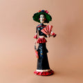 catrina con abanico
