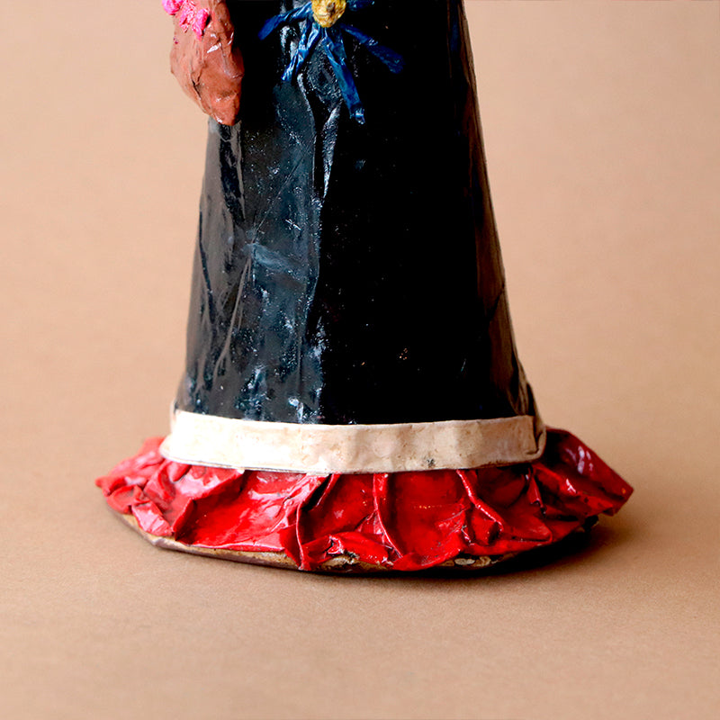 catrina con abanico