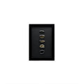 Cuadro equilibrio obsidiana dorada