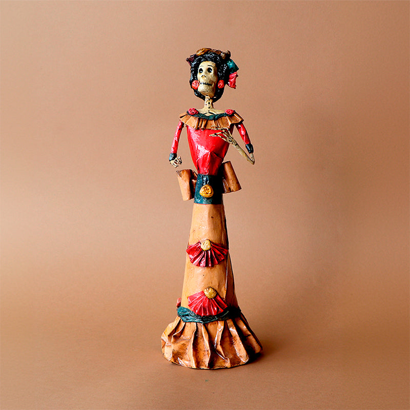 catrina con moño