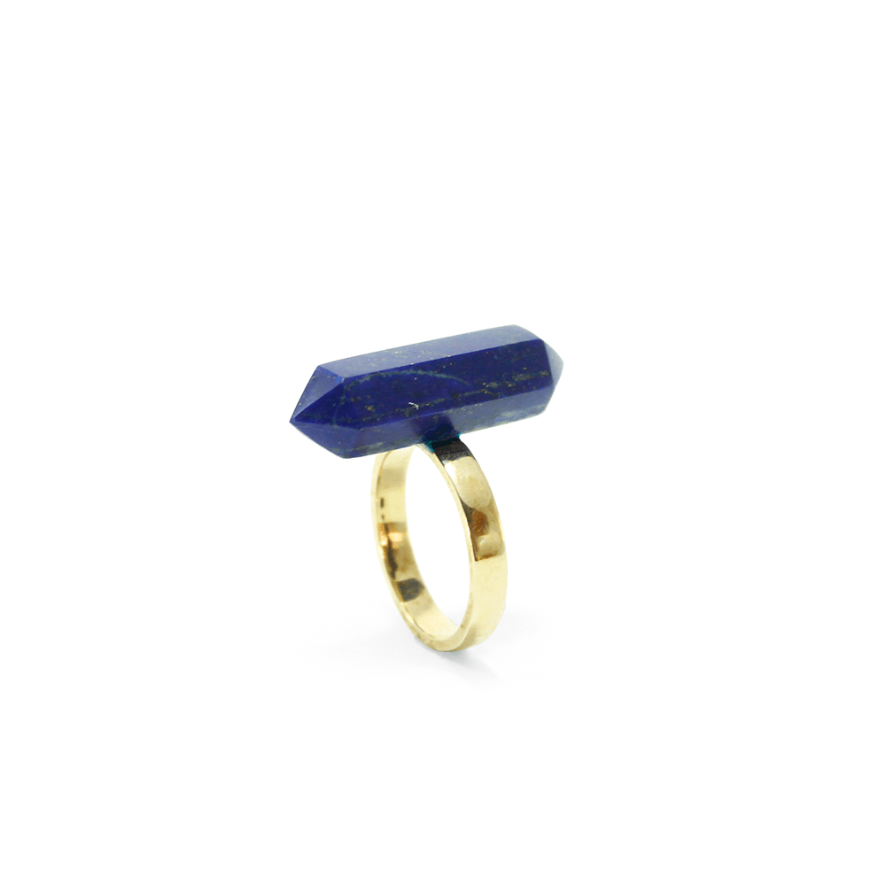 Anillo péndulo lapislazuli