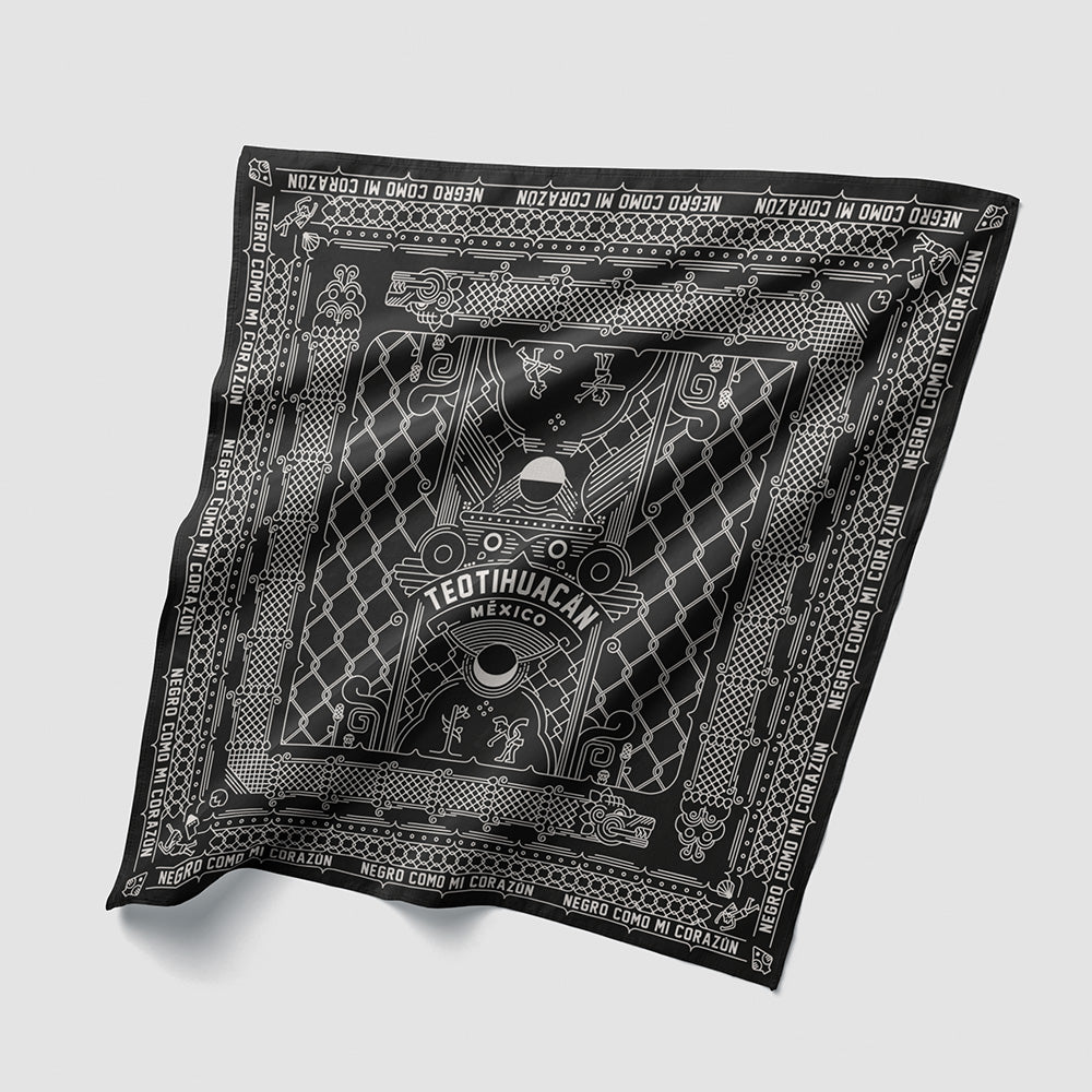 paliacate pintura mural negro