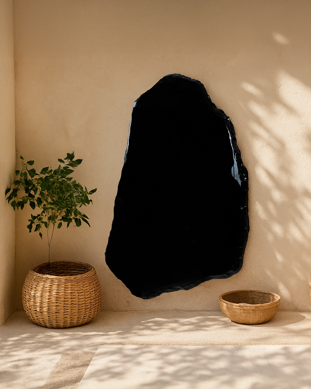 Placa espejo de obsidiana G