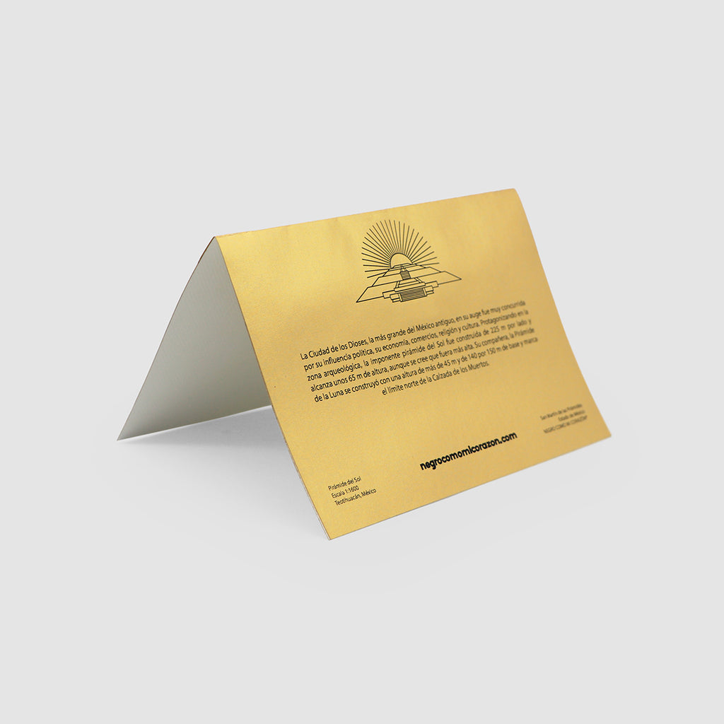 Postal 3D pirámide del sol