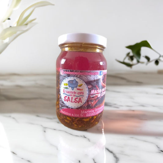 Salsa Macha con Semillas de Girasol