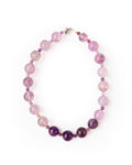 Collar amatista de 19 cuentas