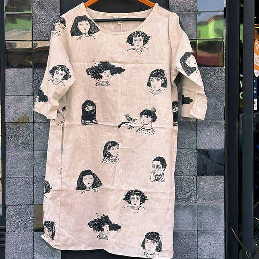 vestido niñas arena