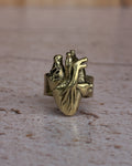 anillo corazón mediano