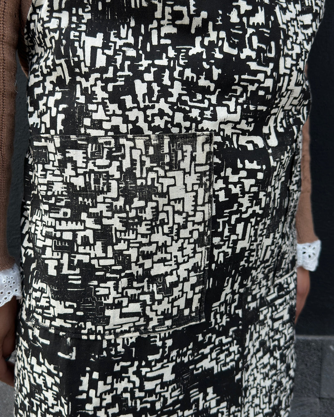 Mandil grande pixeles