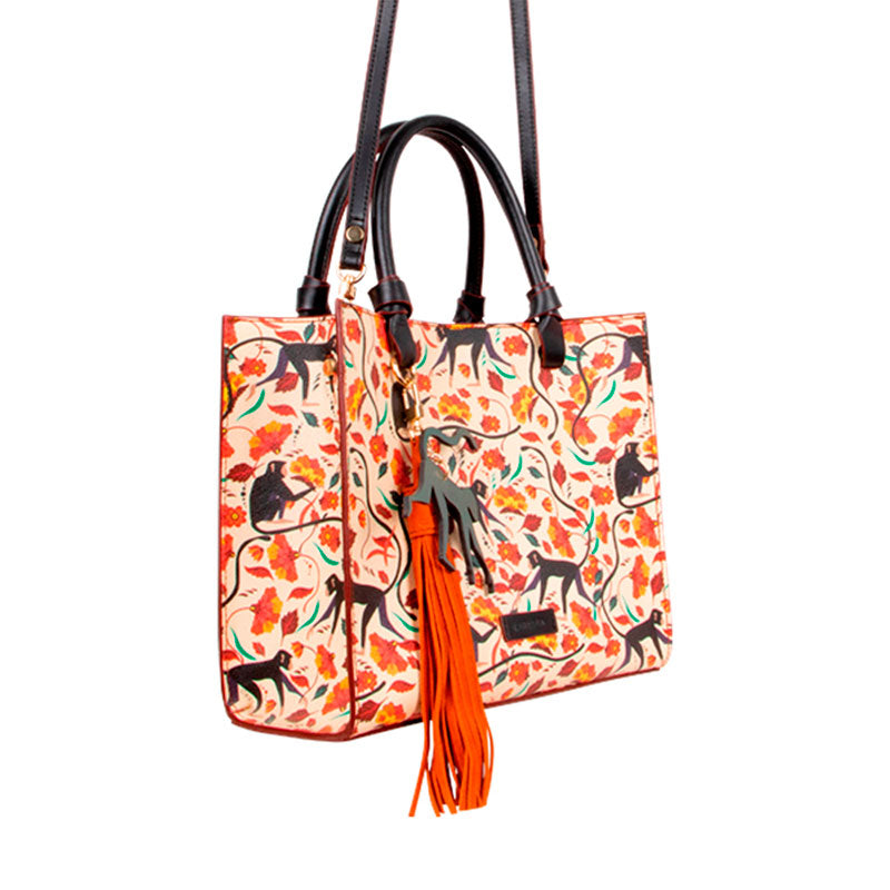 mini tote mono araña