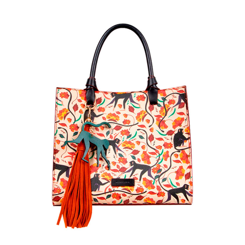 mini tote mono araña