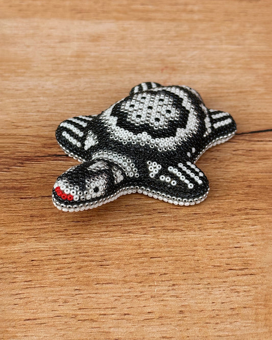 Tortuga chica Negro/blanco