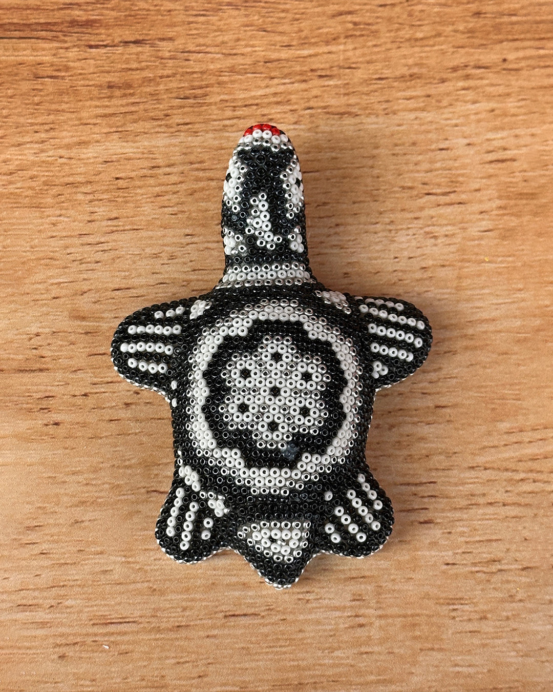 Tortuga chica Negro/blanco