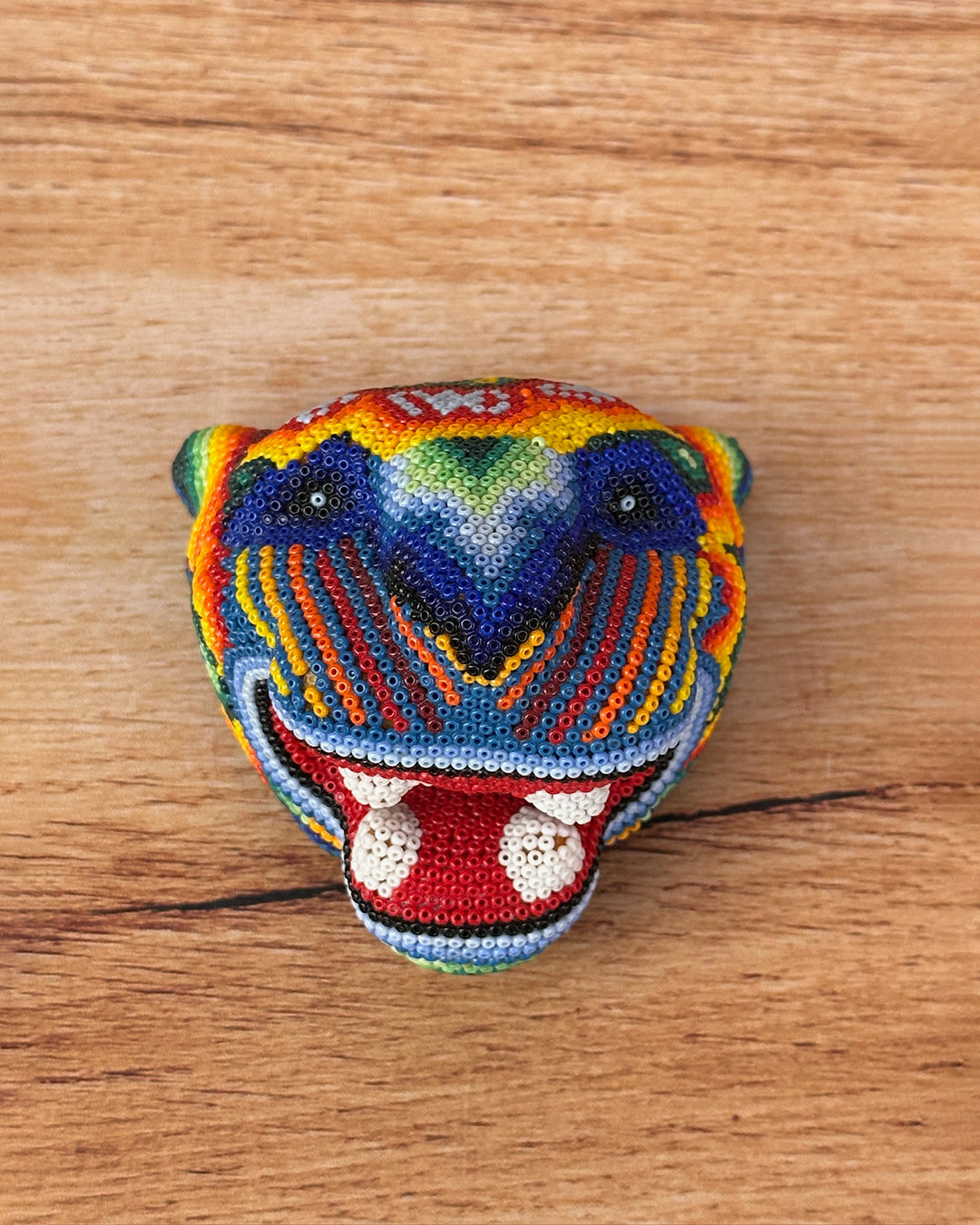 Cabeza jaguar multicolor D