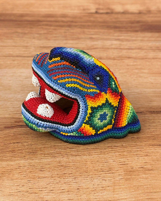Cabeza jaguar multicolor D