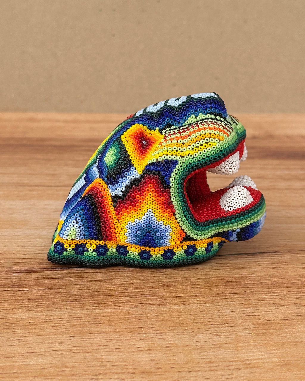 Cabeza jaguar multicolor C
