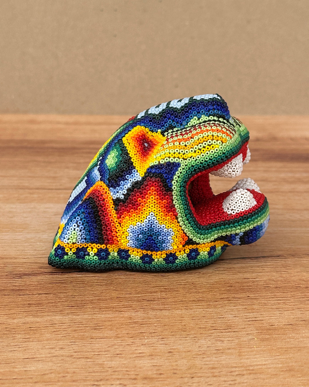 Cabeza jaguar multicolor C