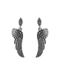 Aretes alas de cupido grandes