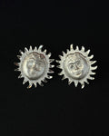 aretes sol con lentes