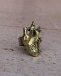 Anillo corazón grande