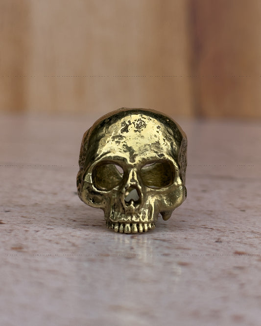 Anillo calavera grande