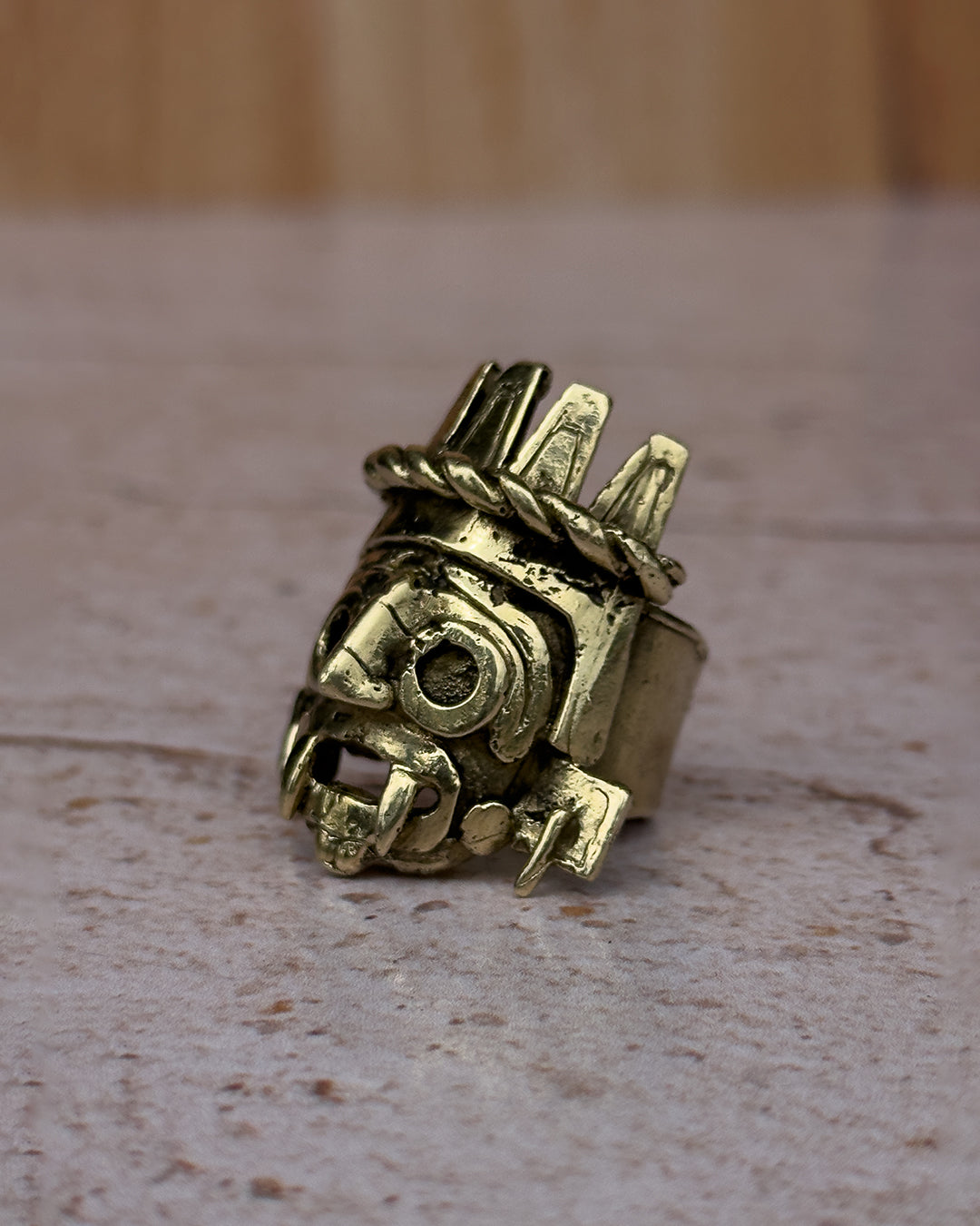 Anillo tlaloc mexica