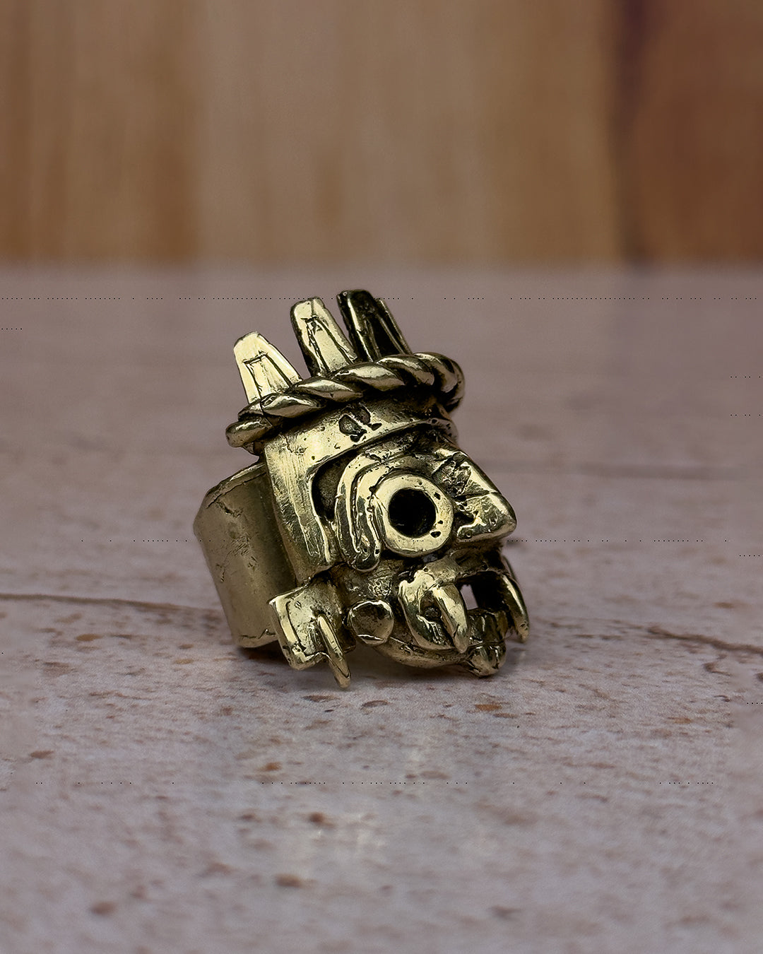 Anillo tlaloc mexica