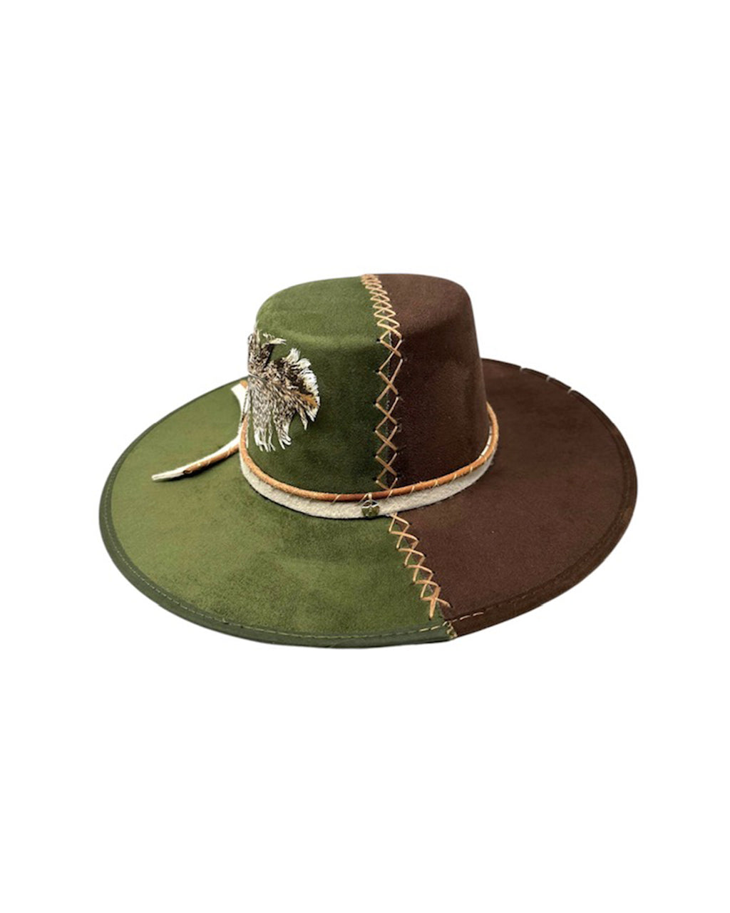 sombrero águila bicolor