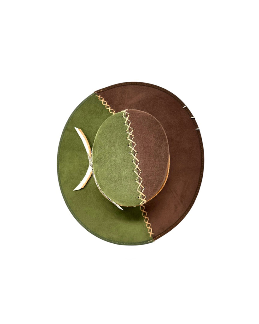 sombrero águila bicolor