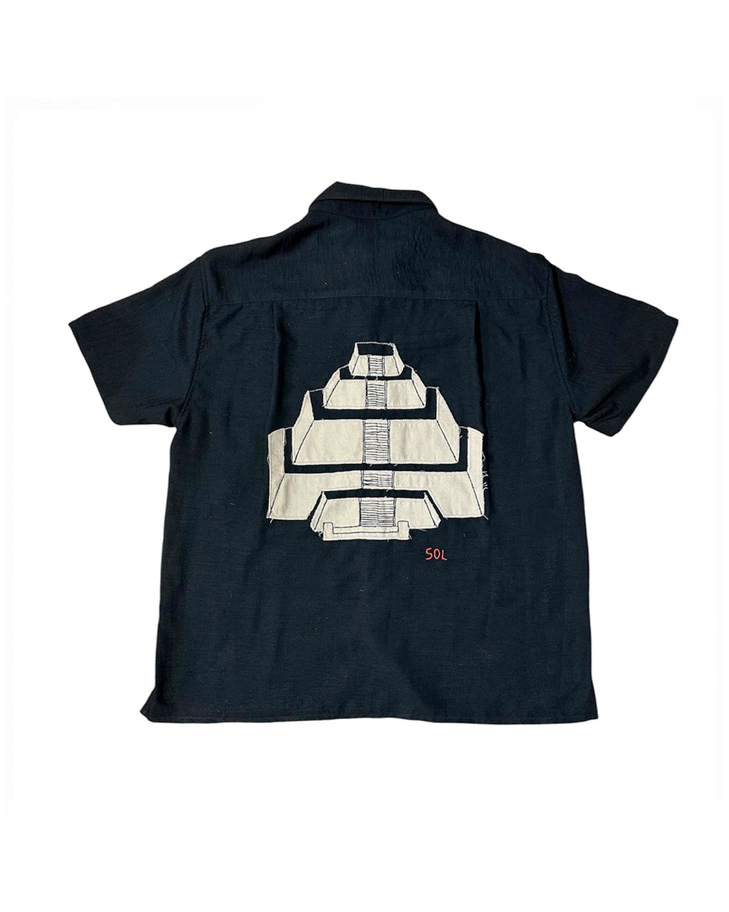 camisa teotihuacan, Negra