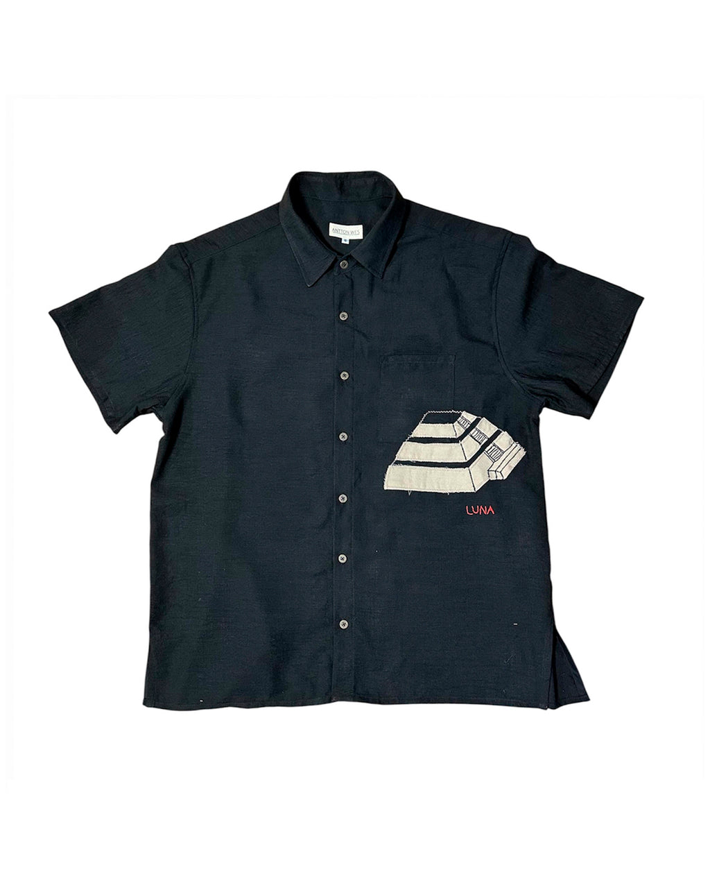 camisa teotihuacan, Negra