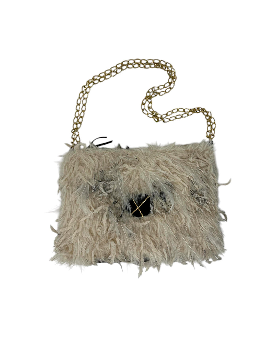 plumas y obsidiana, crossbody