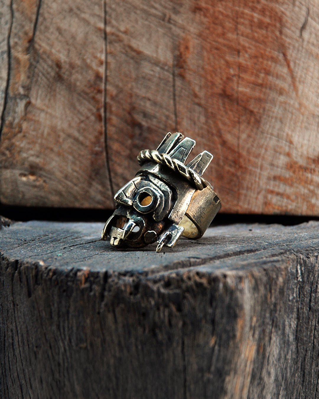 Anillo tlaloc mexica