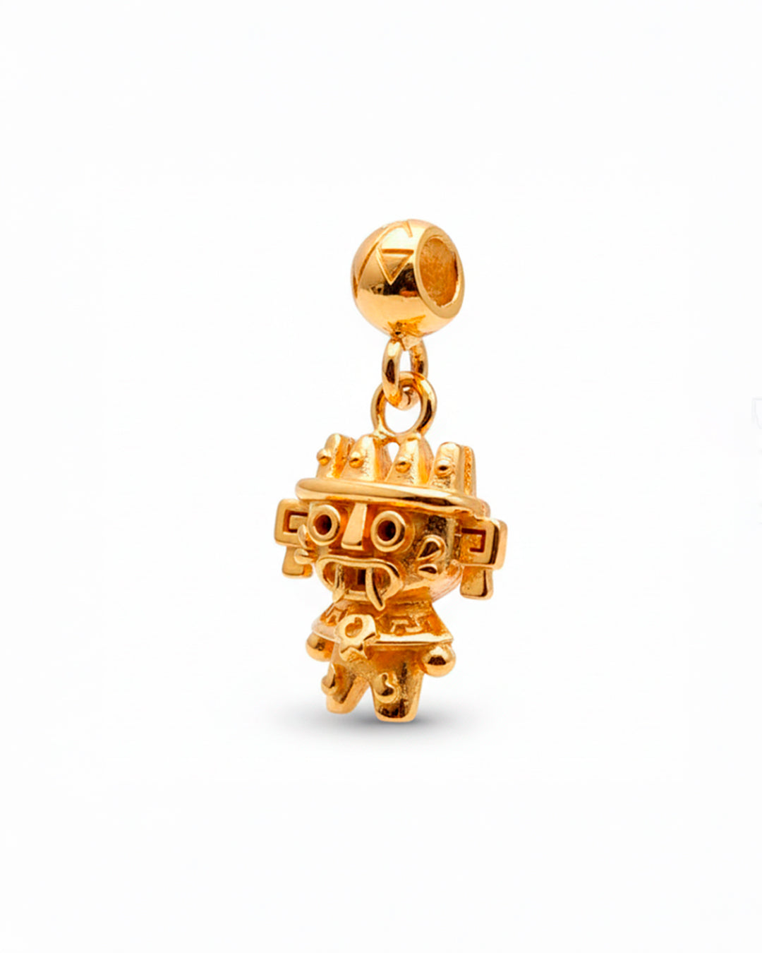 Collar charm Tlaloc dorado