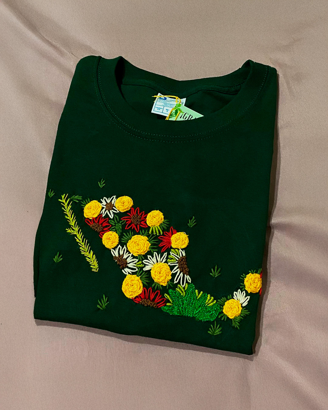 Playera republica mexicana, verde bosque