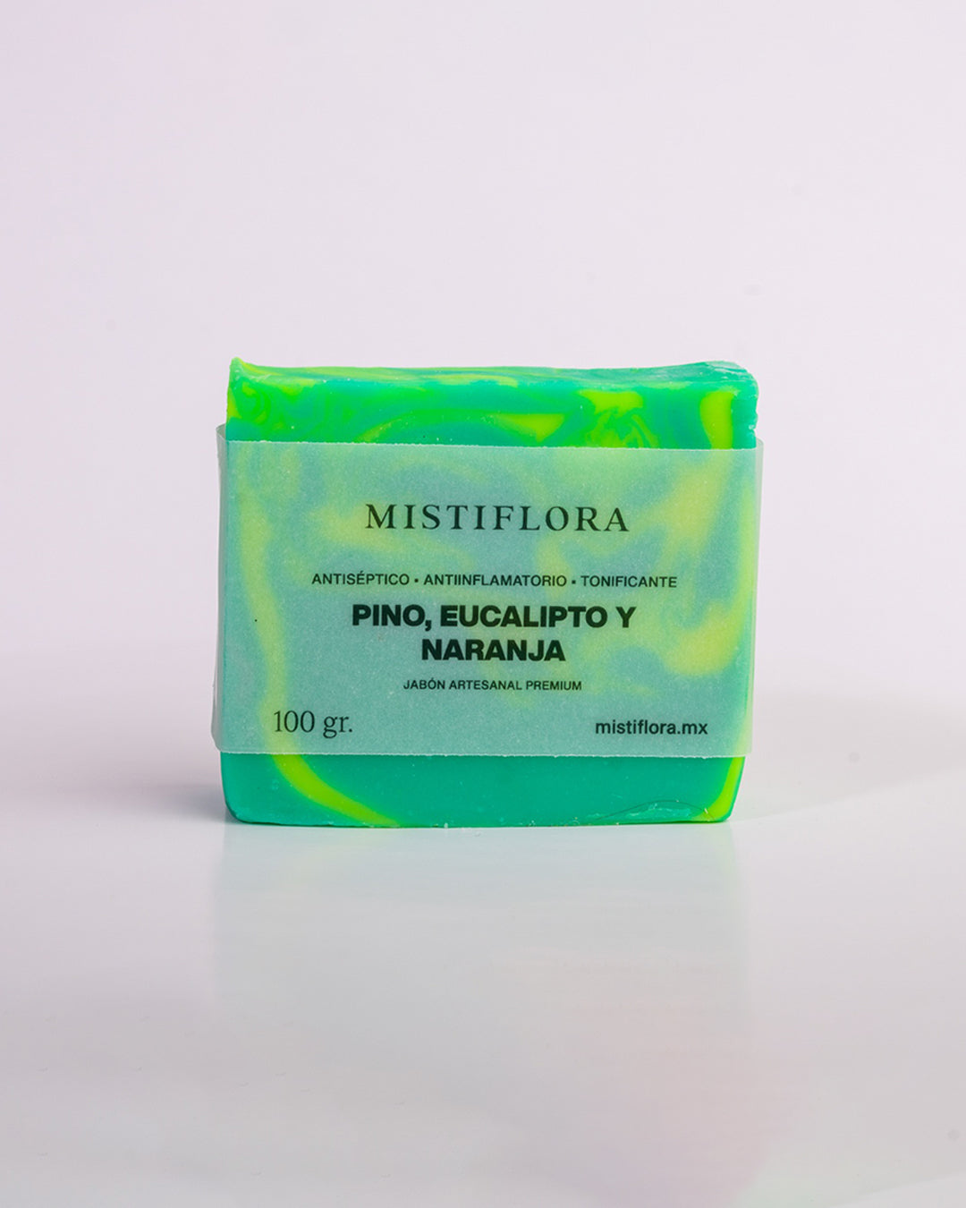 Jabón de Pino, eucalipto y naranja