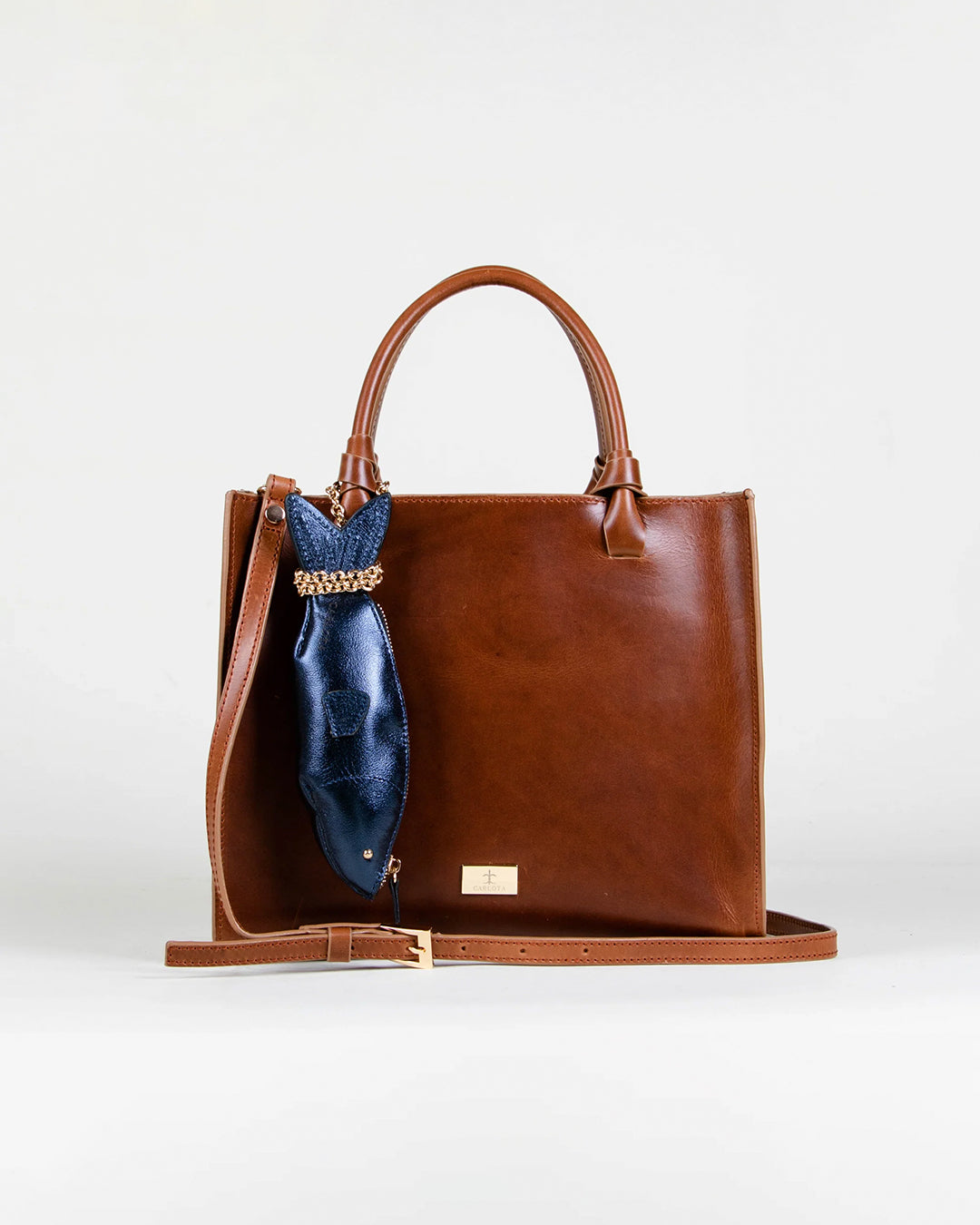 totebag "Pescado" tabaco