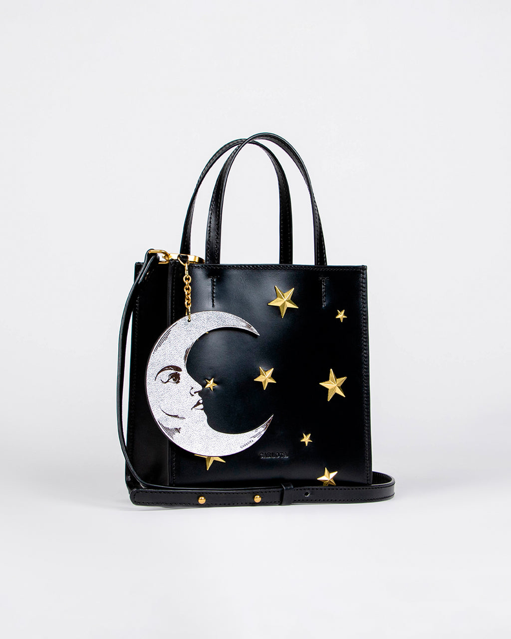 baby tote luna, negro