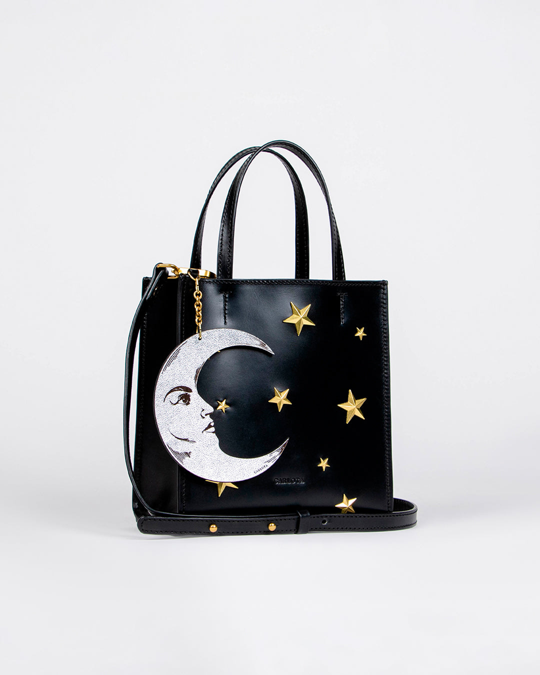 baby tote luna, negro