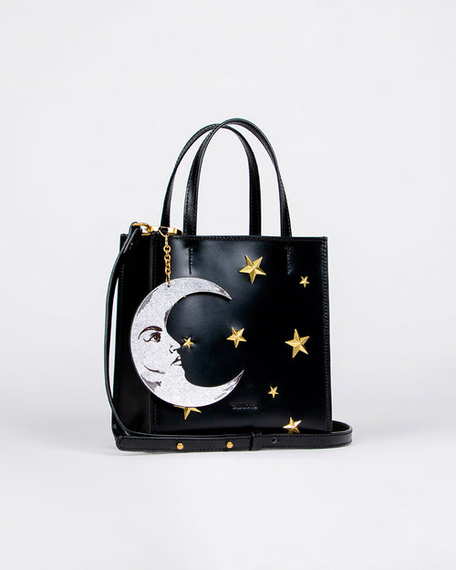 baby tote luna, negro