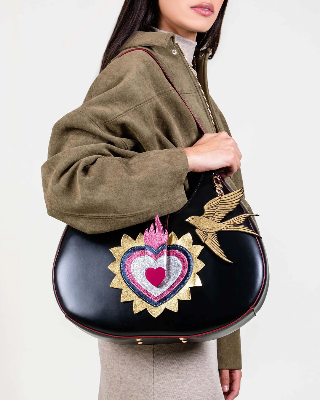 hobo "El corazón" negro