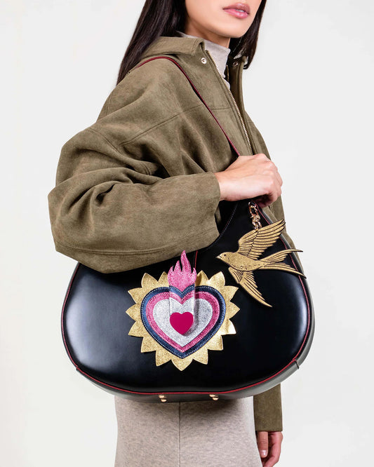 hobo "El corazón" negro