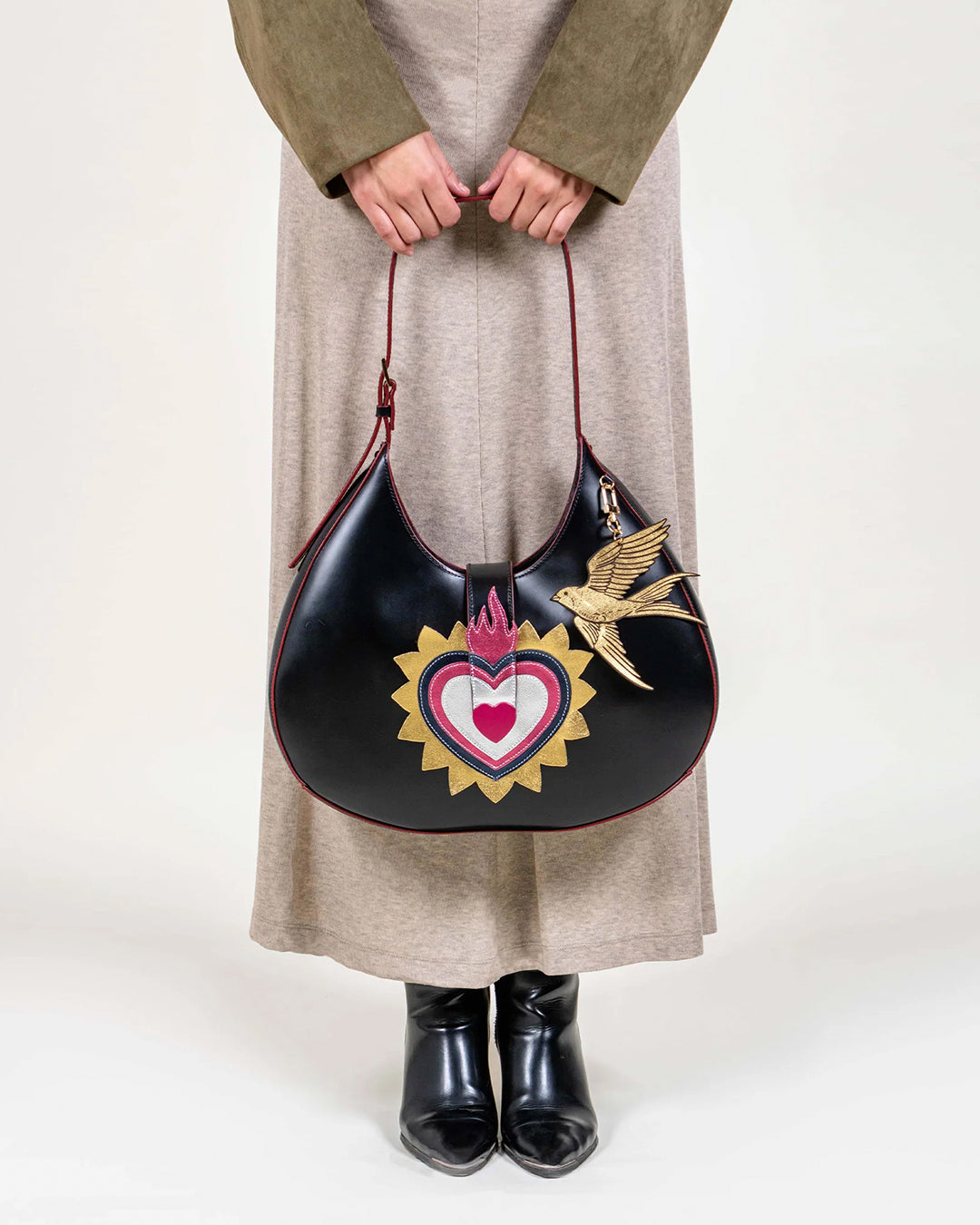 hobo "El corazón" negro