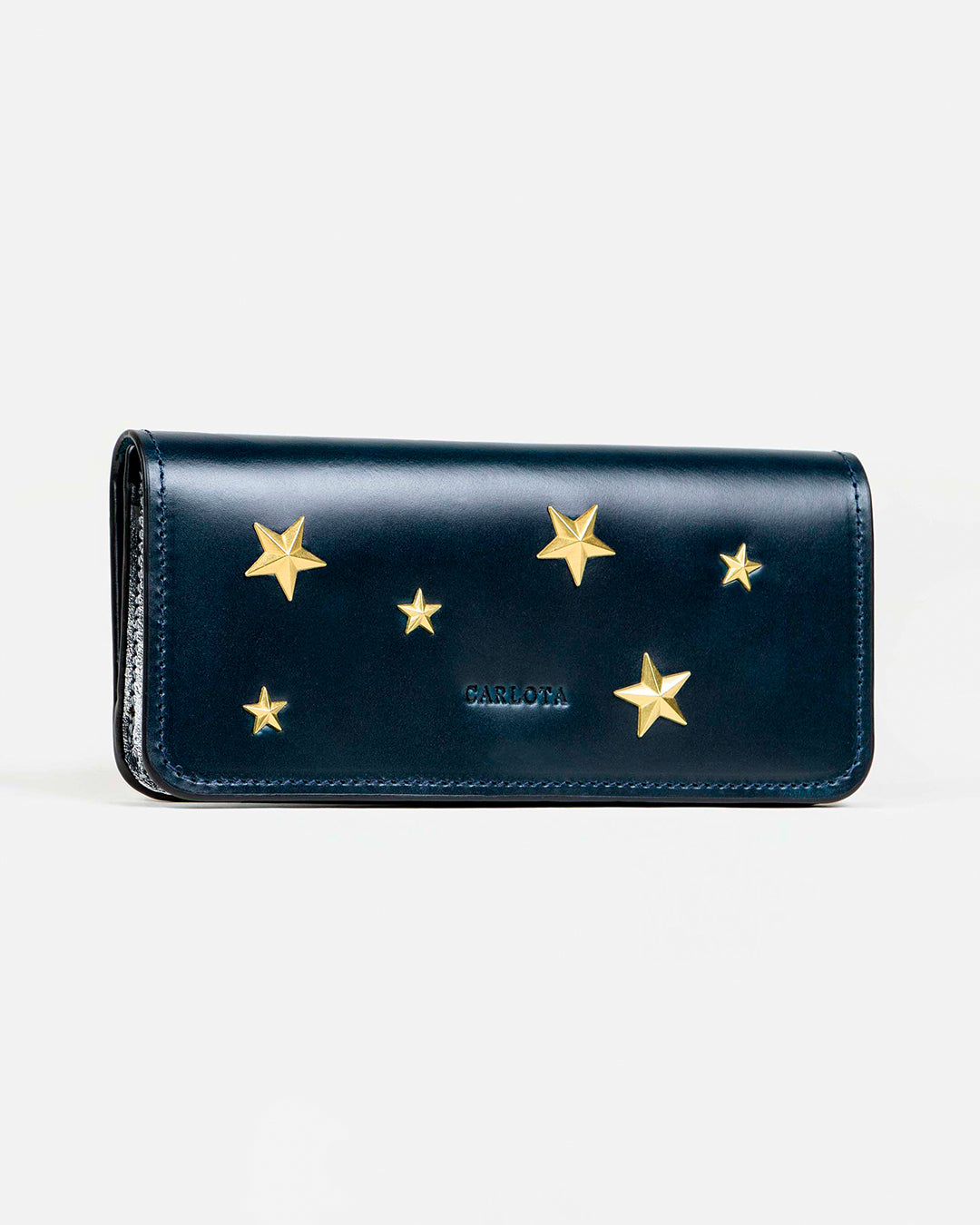 cartera luna, azul marino