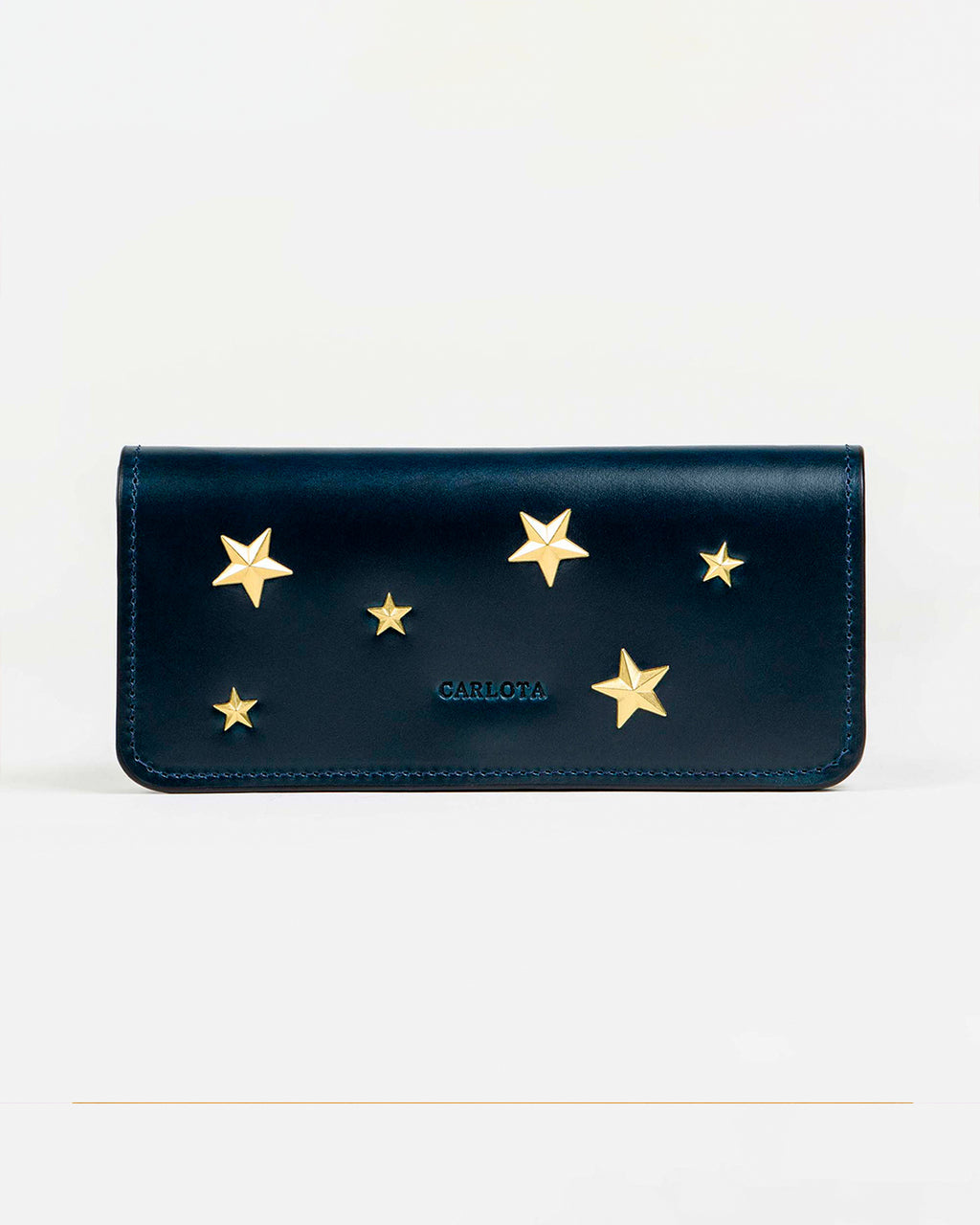 cartera luna, azul marino