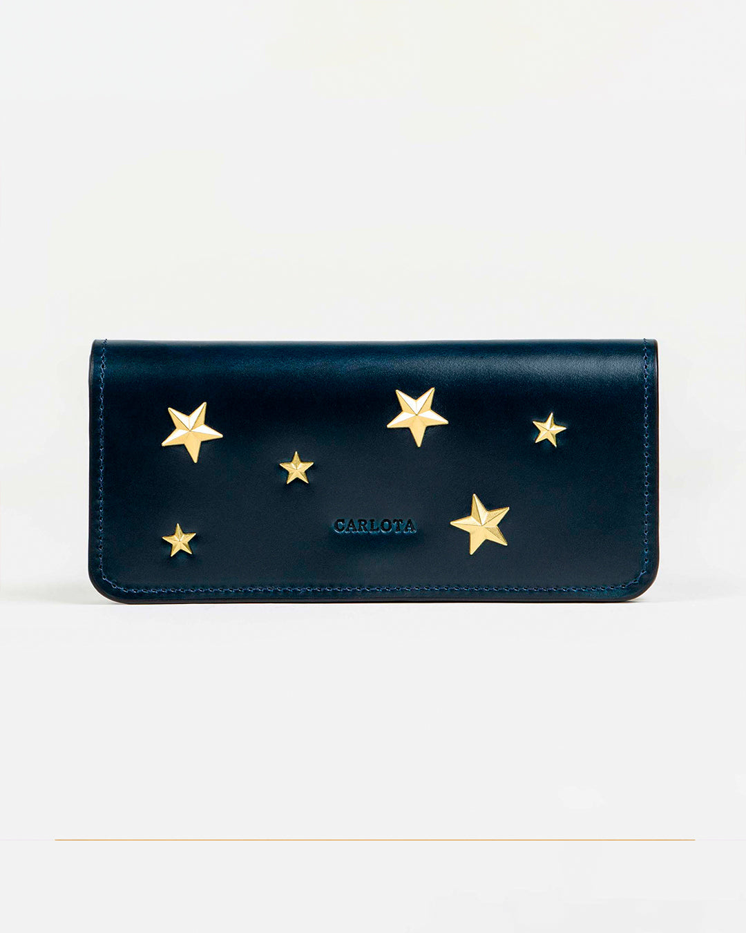 cartera luna, azul marino
